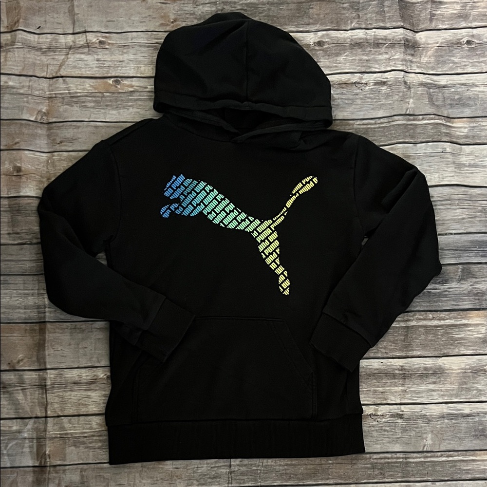 Puma Boys Medium(10/12) Black Sweatshirt